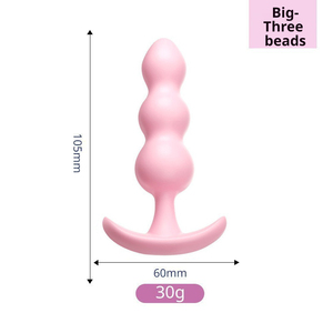 Juego de 3 Tapones Anales, Kit de Entrenamiento para Principiantes, Diferentes Tamaños, Juguete Sexual para Adultos, para Hombres, Mujeres y Parejas, Rosa, Amarillo, Azul - Product Image 2