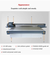 Impresora UV de Fibra de Madera de Bambú YC3321L para Fábrica de Producción, Simulación 3D de Grano de Madera, Tablero de Madera, Fondo de Piso y Pared