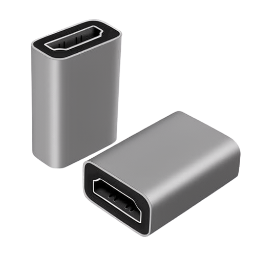8K for 2.1 Female-Female Coupler Adapter ABS/Zinc Alloy Supports 8K60Hz/4K120Hz HDR for Laptop/PC/PS5/TV/Projector/Camera