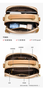 Luxury High Quality Designer Handbags Retro Soft Leather Crossbody <b>Bags</b> for Women <b>Large</b> Capacity Ladies <b>Shoulder</b> Messenger <b>Bag</b> - Product Image 3