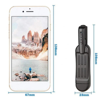 Caméra stylo numérique miniature T189 HD 1080P, caméscope corporel portable avec capteur d'image CMOS MicroSD et clip