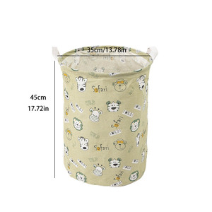 Panier à linge sale de style nordique, bac de rangement pour jouets, grand panier à linge pliable et imperméable - Product Image 5