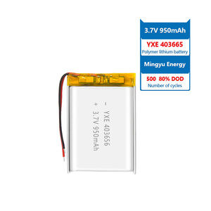 3.7V/950mah kleine Lithium-Ionen-Batterien des OEM/ODM-Lieferanten Mehrere Modelle wiederauf ladbar 403656 - Product Image 1