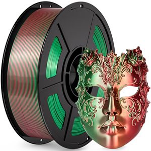 เครื่องพิมพ์ 3 มิติ เส้นพลาสติกสำหรับพิมพ์ 3 มิติ ขนาด 1.75 มม. PLA ซิลค์ สีเดียว สีคู่ สีสามสี น้ำหนัก 1 กก. 2 กก. 3 กก. พิมพ์ความเร็วสูง - Product Image 4