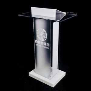 china factory Acrylic Lectern Rostrum/ table/ Plastic <b>Church</b> Pulpit lectern <b>podium</b> - Product Image 1