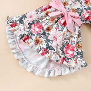 Nouvelle robe de printemps pour filles, style manches longues, robe élégante pour enfant, vêtements floraux pour enfants - Product Image 4