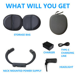 डाक्यूटरी 3w एलईडी डेंटल लाउप हेडलैम्प मेडिकल सर्जिकल ल्यूपस रिचार्जेबल सिर प्रकाश, दंत चिकित्सक दूरबीन के लिए बैटरी के साथ - Product Image 4