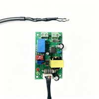 Capteur de débit d'air alimenté par courant alternatif, capteur de vitesse de vent réglable, haute sensibilité, contact SPDT, système de surveillance des filtres de ventilateurs de conduits CVC