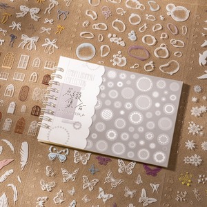 Paquete de 20 Hojas de Papel Decorativo para Manualidades, Libro de Pegatinas Rectangulares Autoadhesivas, Pegatinas Decorativas con Acabado Mate - Product Image 4