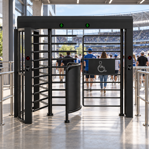Torniquete de Altura Completa con Control de Acceso RFID y Liberación de Emergencia para Discapacitados, para Estadios y Centros Gubernamentales - Product Image 5