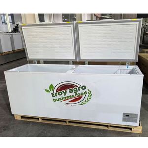 Congelador Vertical Comercial VEVOR de 19.8 Pies Cúbicos / 561 L, Acero Inoxidable 304, Gran Capacidad, Tapa Superior Dividida, Tapas con Doble Cierre, Independiente, 4 Puertas - Product Image 3