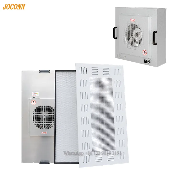 Nhà Máy bán hàng trực tiếp phòng thí nghiệm ffu Fan Filter đơn vị HEPA laminar Air Flow Hood Bộ lọc HEPA ffu HEPA lọc