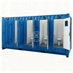 Remolque de Baño Moderno con Diseño de Contenedor 2026 para Uso en Exteriores, Baño Prefabricado de Alquiler con Ducha - Product Image 1