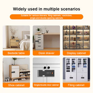Cerradura de Combinación Mecánica para Cajón de Muebles, Mini Cerradura sin Llave de Aleación de Zinc con <span class=keywords><strong>Código</strong></span> de 3 Dígitos para Puerta de Gabinete - Product Image 6