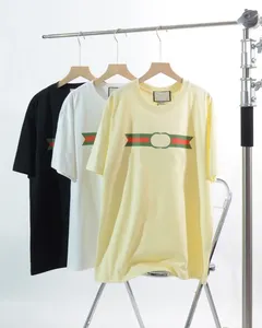 T-shirt di alta qualità t-shirt con LOGO stampato a maniche corte t-shirt nuova in cotone semplice coppia classica t-shirt