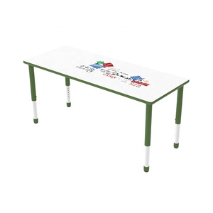 Classroom Funiture <strong>Height</strong> <strong>Adjustable</strong> Rectangle <strong>Table</strong> Wooden Activity <strong>Table</strong> - Product Image 6