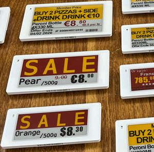 Etiquetas de Precio Digitales para Supermercados Noel Tendances 2.4Ghz, Etiquetas Electrónicas Inalámbricas para Estantes, Pantalla de Tinta Electrónica 2.6E, Sistema ESL, Etiqueta de Tinta Electrónica - Product Image 1