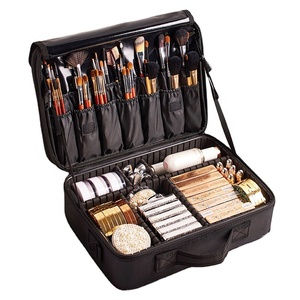 Custom Makeup Bag Private Label Cosmetic Case Portable Travel Makeup Bags with Handle