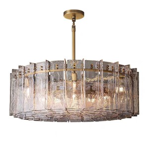 Lustre suspendu en cristal doré à LED, design branche d'arbre, gouttes de pluie, intensité variable, pour salle à manger, salon, hôtel - Product Image 4
