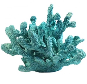 Màu Xanh Nhân Tạo Nhựa San Hô Trang Trí Bể Cá Aquarium Cây Trang Trí Dưới Nước Biển Bức Tượng Với Sơn Mô Hình Mô Hình - Product Image 3
