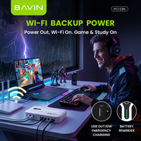 BAVIN Wifi Router CCTV Kamera Power Supply PC1236 18W DC 8800mah WI-FI Cadangan Daya Mini UPS