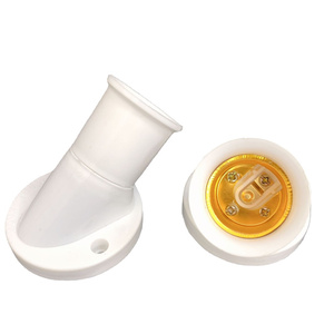 Base de lámpara de tornillo E27 de plástico al por mayor <span class=keywords><strong>E14</strong></span> <span class=keywords><strong>E12</strong></span> portalámparas de bombilla LED adaptador de soporte de enchufe de bombilla - Product Image 2
