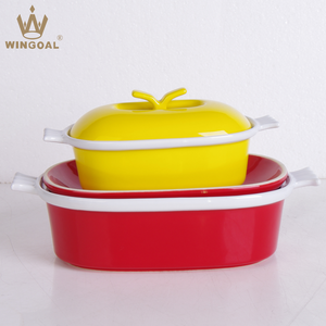 <strong>Ceramic</strong> <strong>Casserole</strong> Baking <strong>Dish</strong> <strong>with</strong> <strong>Lid</strong> - Product Image 3