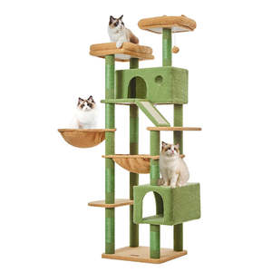 XXL Cat Tower für <span class=keywords><strong>Maine</strong></span> <span class=keywords><strong>Coon</strong></span> 200cm Hochleistungs-Stahlrahmen mit einer Kapazität von 10kg - Product Image 6
