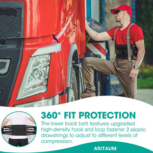 Lumbar <b>Support</b> Belt Breathable Compression Waist <b>Support</b> For Weightlifting Fitness Strength Training Adult <b>Back</b> <b>Support</b> - Product Image 3