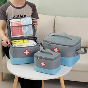 ハンフェイジ ポータブル薬袋オーガナイザー 医療用ピル 薬収納バッグ 救急箱バッグ - Product Image 6