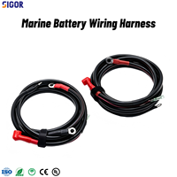 Faisceau de câblage de démarrage électrique pour moteur hors-bord marin 66T-82105-J1-00 PTFE/PBT/PVC, indice de protection IP67, gaine en PVC, compatible Yamaha 40HP E40X