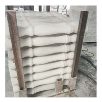 Balustres en pierre de marbre blanc de Chine pour rampes d'escalier d'hôtel, taille et couleur personnalisées, respectueux de l'environnement