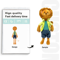 Peluches personnalisées, animaux en peluche sur mesure, peluche personnalisée, jouet en peluche pour bébé, poupée mignonne