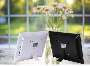 Cadre photo numérique de 11,6 pouces avec cadre en métal de qualité supérieure, affichage de photos sur carte USB et SD, pour la décoration de bureau et les cadeaux d'entreprise - Product Image 6