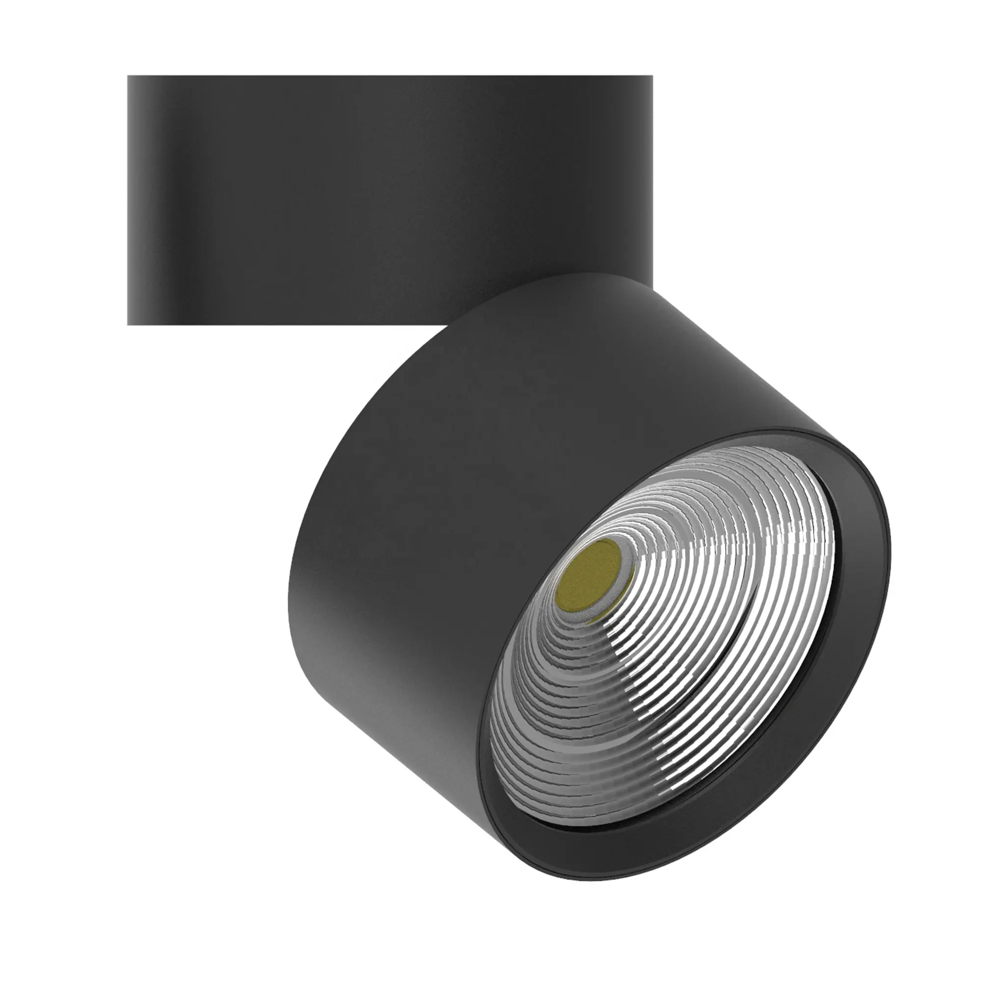 Surface Mounted High-quality Commercial Series Track Lights Foldable 15W COB Rotatable 90 Degrees Black And White