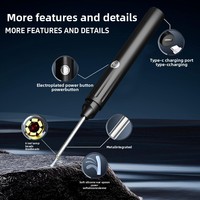 Outil de nettoyage d'oreilles le plus vendu avec caméra pour l'oreille, objectif ultra-fin 3,5 mm, étanche, ODM OEM