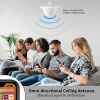 Station de base 4G 5G LTE intérieure, panneau de plafond en matériau ABS, antenne MIMO à double polarisation