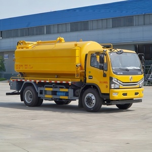 Camion-citerne d'aspiration des eaux usées léger de 6 m³ avec châssis 4x2, véhicule d'assainissement pour le traitement des eaux usées - Product Image 4