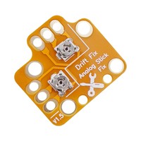 Carte de réparation pour dérive de stick analogique ALPS pour Xbox One/Series S/X, PS4, PS5 – Jaune et Noir