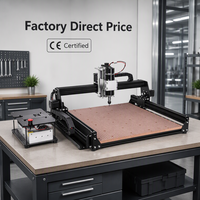 Mesin CNC Router Desktop Baru 4540 500W Spindle untuk Pengerjaan Kayu, Mini Mesin Ukir Dioda untuk Akrilik, Plastik, Kayu Lapis, Kertas, dan Semikonduktor
