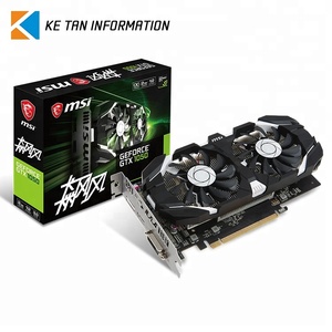 Carte graphique d'occasion NVIDIA GTX 1050 GTX 1050 TI 4G pour jeux, carte vidéo GTX1050 TIi 2G, carte graphique MSI GTX 1050 2GB d'occasion NVID - Product Image 2