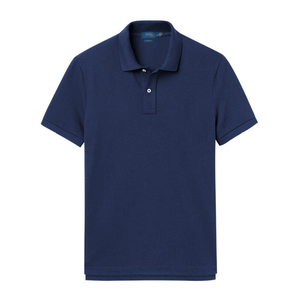 Polo de Verano de Alta Calidad para Hombre Camiseta Bordada en Blanco Manga Corta Cuello de Solapa con Patrón Impreso para Hombre - Product Image 2