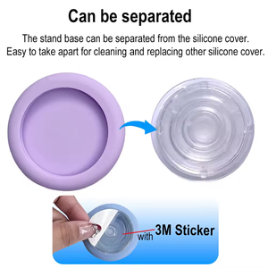Dính Silicone hút cốc điện thoại chủ với grip lịch thi đấu hút pad không trượt đứng ngón tay Vòng chủ Ổ cắm điện thoại griptok - Product Image 2