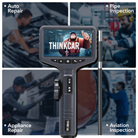THINKCAR ES401 Endoscope 360 ° 1080P 6.0mm 5 pouces Moniteur LCD Caméra d'inspection industrielle avec articulation à 2 voies pour l'automobile