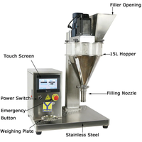 Machine de remplissage automatique de poudre à haute précision DF-B, remplisseuse quantitative de bouteilles 5-500g pour épices, toner, café