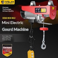 Deutschland Neuer Mini-Elektroseilzug 220V Hebevorrichtung 0,5 Tonnen 1 Tonne Renovierungs-Hebevorrichtung