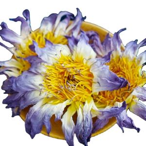 Tè all'ingrosso di fiori di loto rosa e blu egiziani, freschi e appena lavorati, confezione in bustine e tazze, gusto Nelumbo, essiccati e profumati - Product Image 1