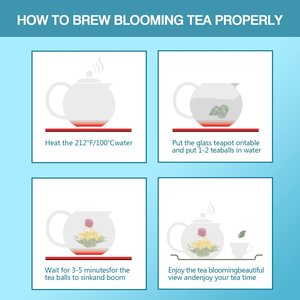 Bombas de Té de 8 Variedades, Hechas a Mano con Hojas de Té Verde Natural y Flores Comestibles, Regalos para Amantes del Té - Product Image 6