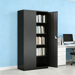 Armoire de classement métallique avec niveaux réglables et serrure éclair sécurisée pour la protection des documents - Product Image 1