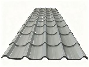 Tuiles en acier colorées pour toiture, Aluzinc, tôles métalliques ondulées, différents types de tôles de toiture - Product Image 6